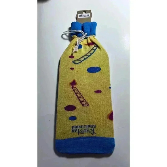 Wine Bottle Sock Bag Cover Primitives by Kathy - "funny wine socks" GIFT - Picture 6 of 8